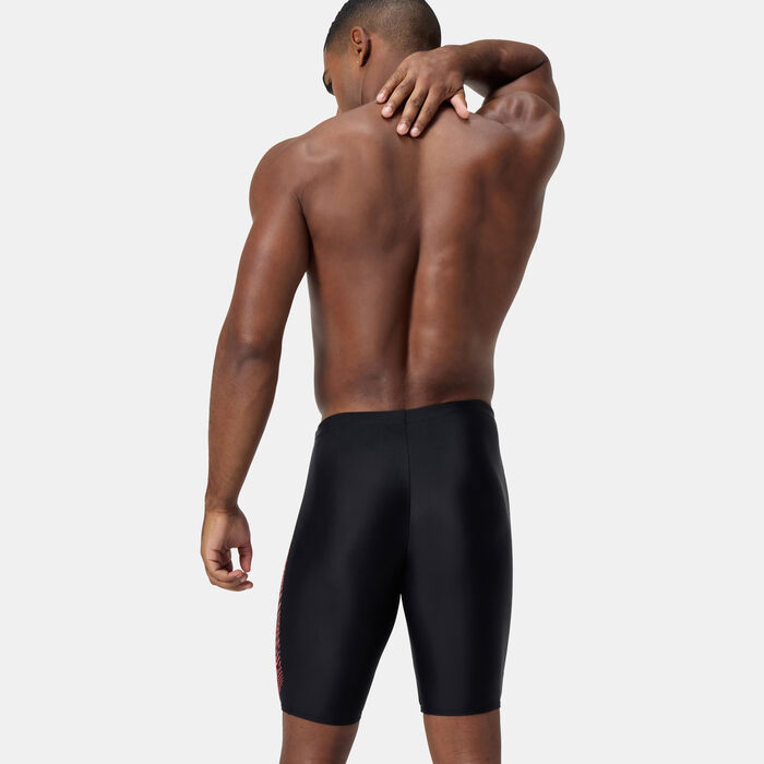 Speedo Men's Medley Logo Swimming Jammers Black Speedo Men's Medley Logo Swimming Jammers Black image number 1