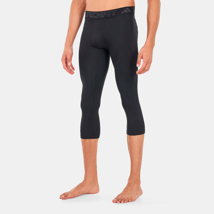 adidas Men's Techfit Training 3/4 Tights Black adidas Men's Techfit Training 3/4 Tights Black image number 0