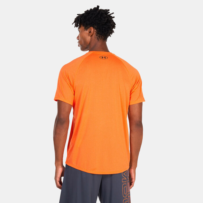 Under Armour Men's UA Tech™ 2.0 Training T-Shirt Orange Under Armour Men's UA Tech™ 2.0 Training T-Shirt Orange image number 1