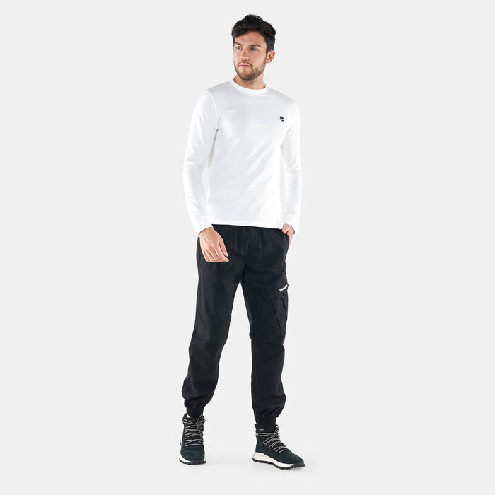 Timberland Men's Dunstan River Long Sleeve T-Shirt White image number 2
