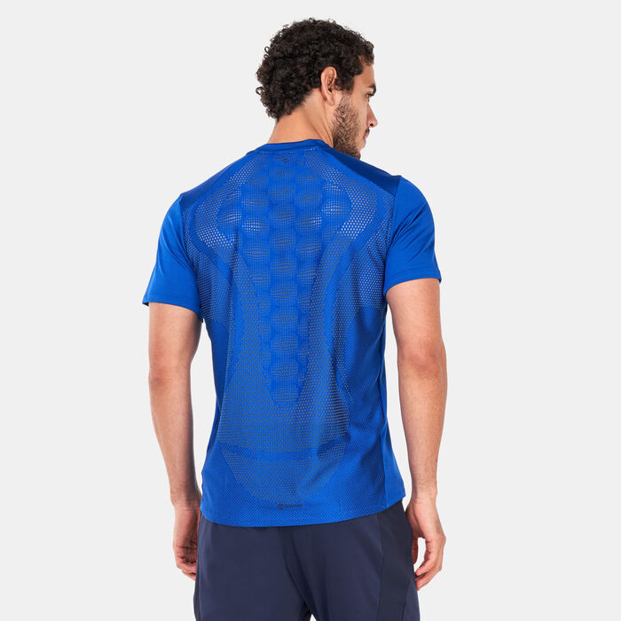 adidas Men's Hiit Engineered Training T-Shirt Blue adidas Men's Hiit Engineered Training T-Shirt Blue image number 1