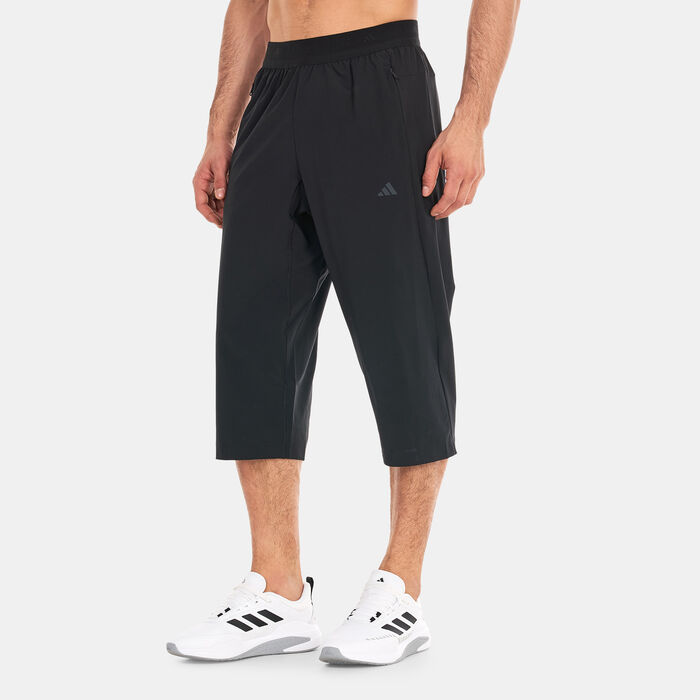 adidas Men's Yoga Training 3/4 Track Pants Black adidas Men's Yoga Training 3/4 Track Pants Black image number 0