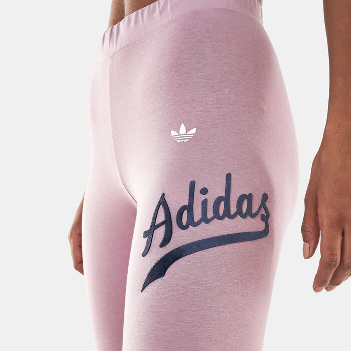 adidas Originals Women's Modern B-Ball Leggings Pink image number 3