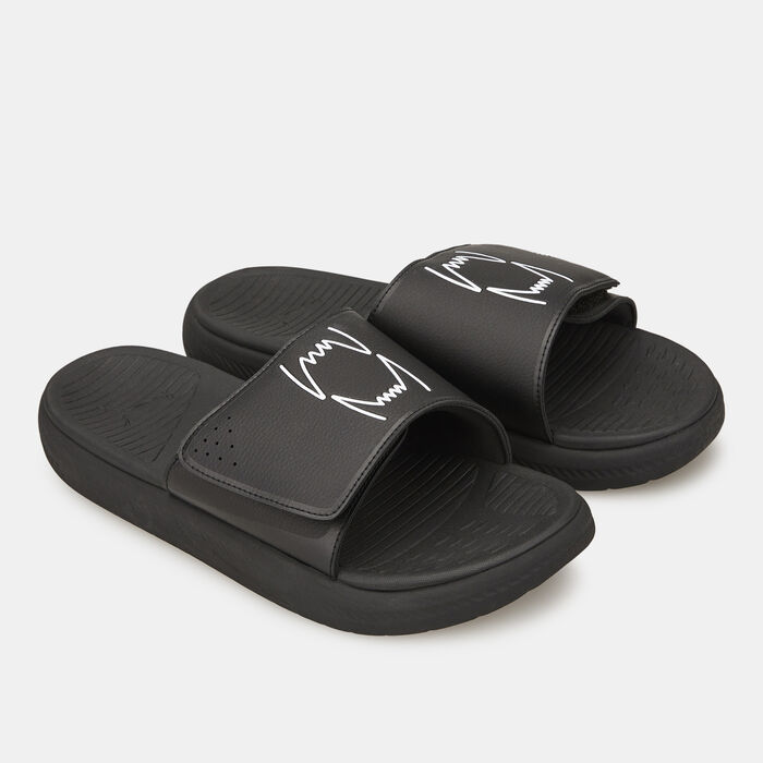 PUMA Men's Softride V BB Jaws Slides Black PUMA Men's Softride V BB Jaws Slides Black image number 0