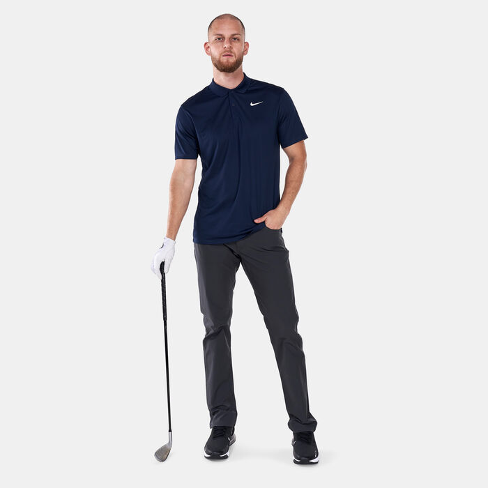 Nike Men's Court Victory Pique Polo Shirt Blue Nike Men's Court Victory Pique Polo Shirt Blue image number 2