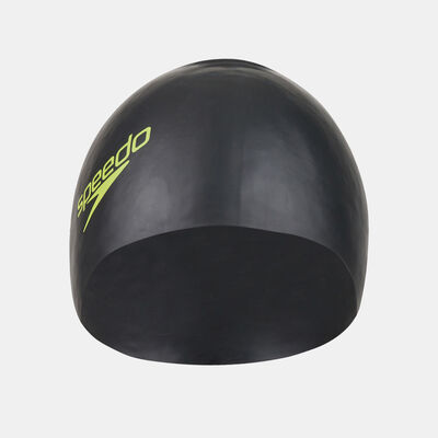 Speedo Kids' Long Hair Swim Cap Black Speedo Kids' Long Hair Swim Cap Black