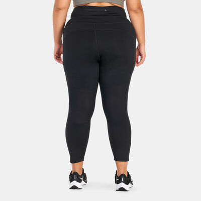 Nike Women's Dri-FIT Epic Fast Mid-Rise Running Leggings Grey