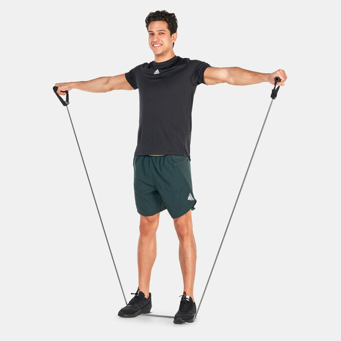 adidas Men's Designed For Training Shorts Green image number 2