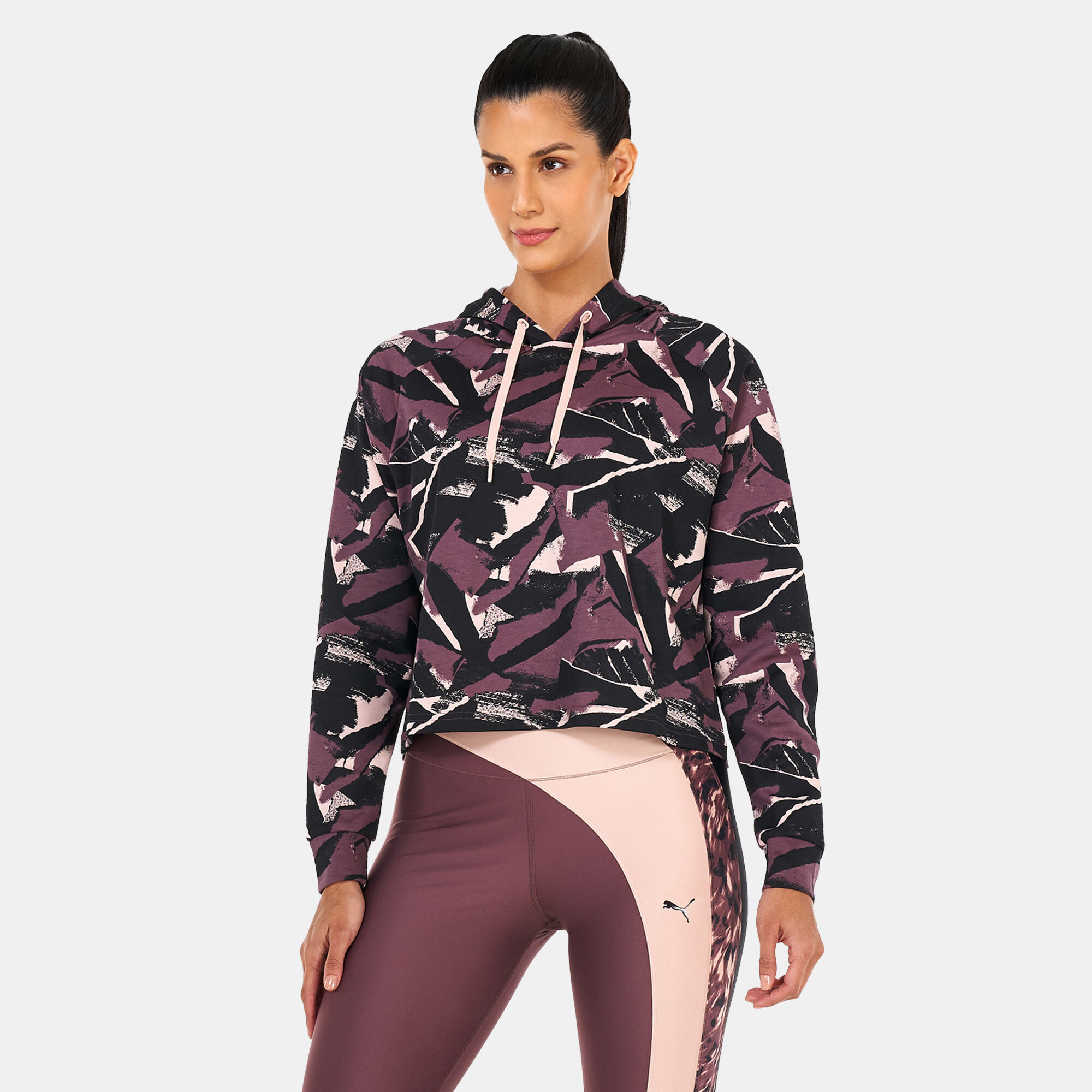 Women s Modern Sports Printed Hoodie Multi Color PUMA in KSA SSS