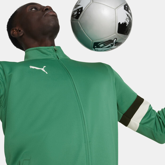 PUMA Men's teamRISE Football Tracksuit Green PUMA Men's teamRISE Football Tracksuit Green image number 4