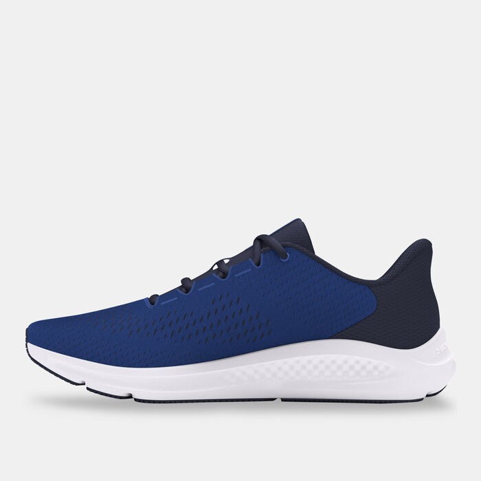 Under Armour Men's Charged Pursuit 3 Big Logo Running Shoes Blue image number 2