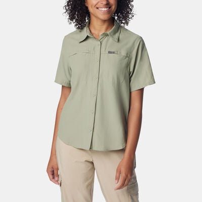 Columbia Women's Silver Ridge 3.0 Hiking Shirt Green Columbia Women's Silver Ridge 3.0 Hiking Shirt Green
