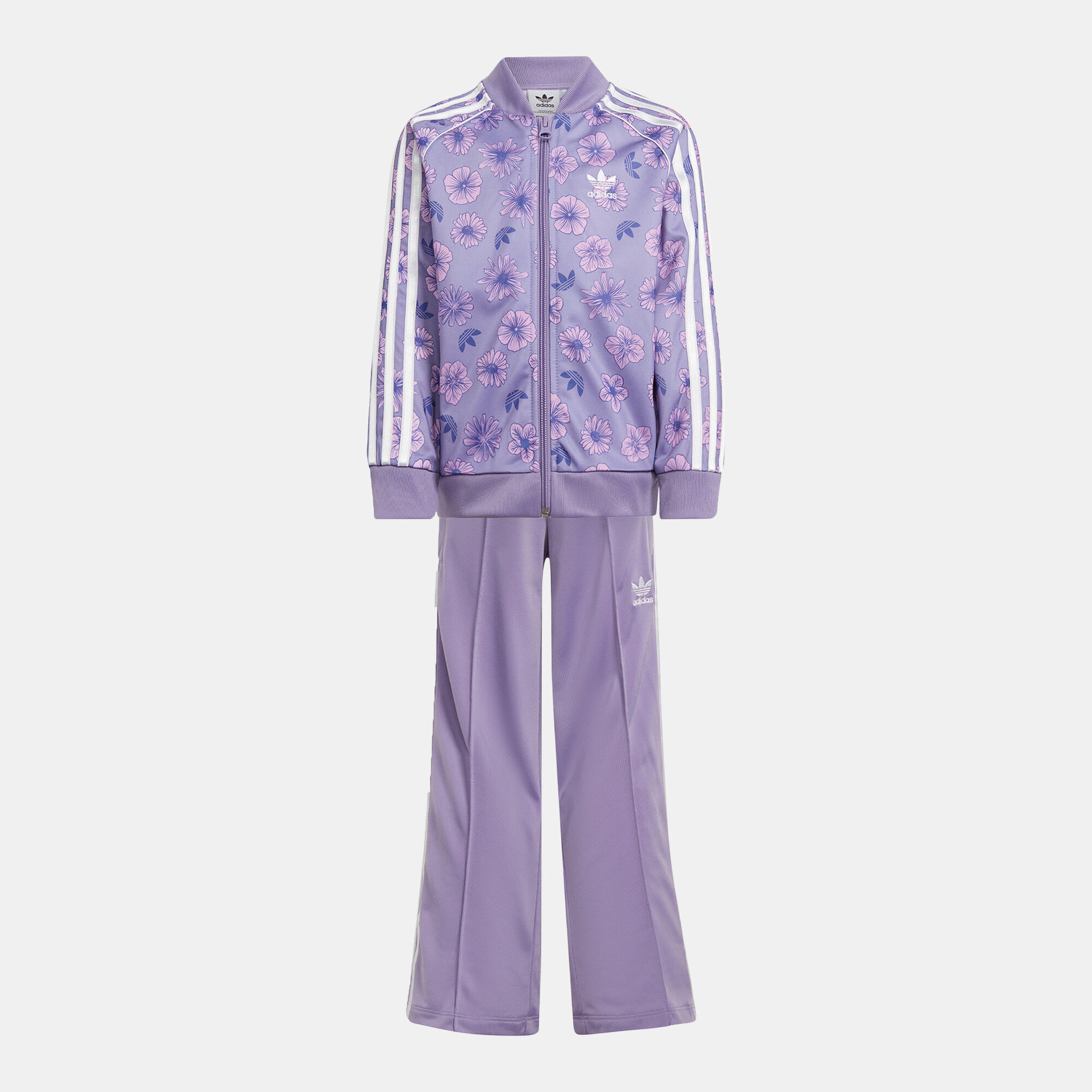 Purple online adidas sweatsuit
