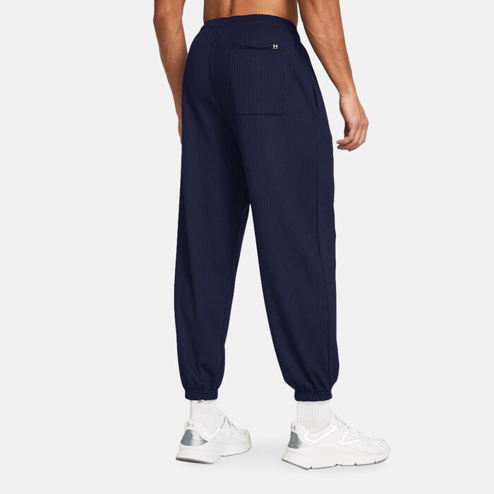 Under Armour Men's Rival Waffle Sweatpants Blue Under Armour Men's Rival Waffle Sweatpants Blue image number 1
