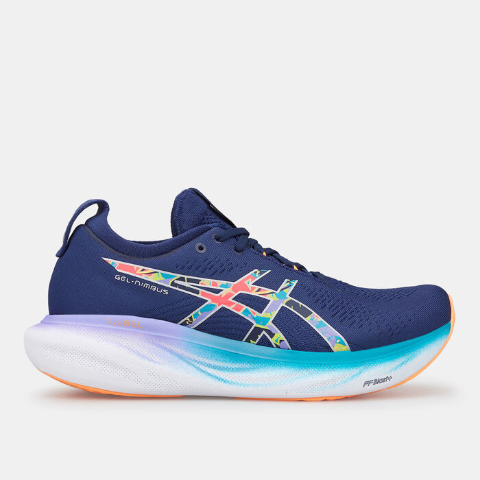 ASICS Women's GEL-NIMBUS® 25 LITE-SHOW™ Shoe Blue ASICS Women's GEL-NIMBUS® 25 LITE-SHOW™ Shoe Blue image number 0