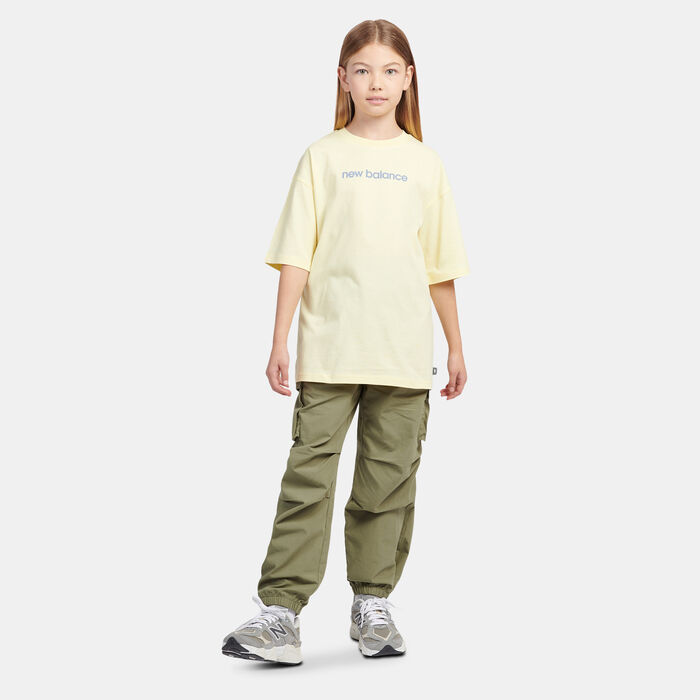 New Balance Kids' Floral Sneaker T-Shirt Grey New Balance Kids' Floral Sneaker T-Shirt Grey image number 2