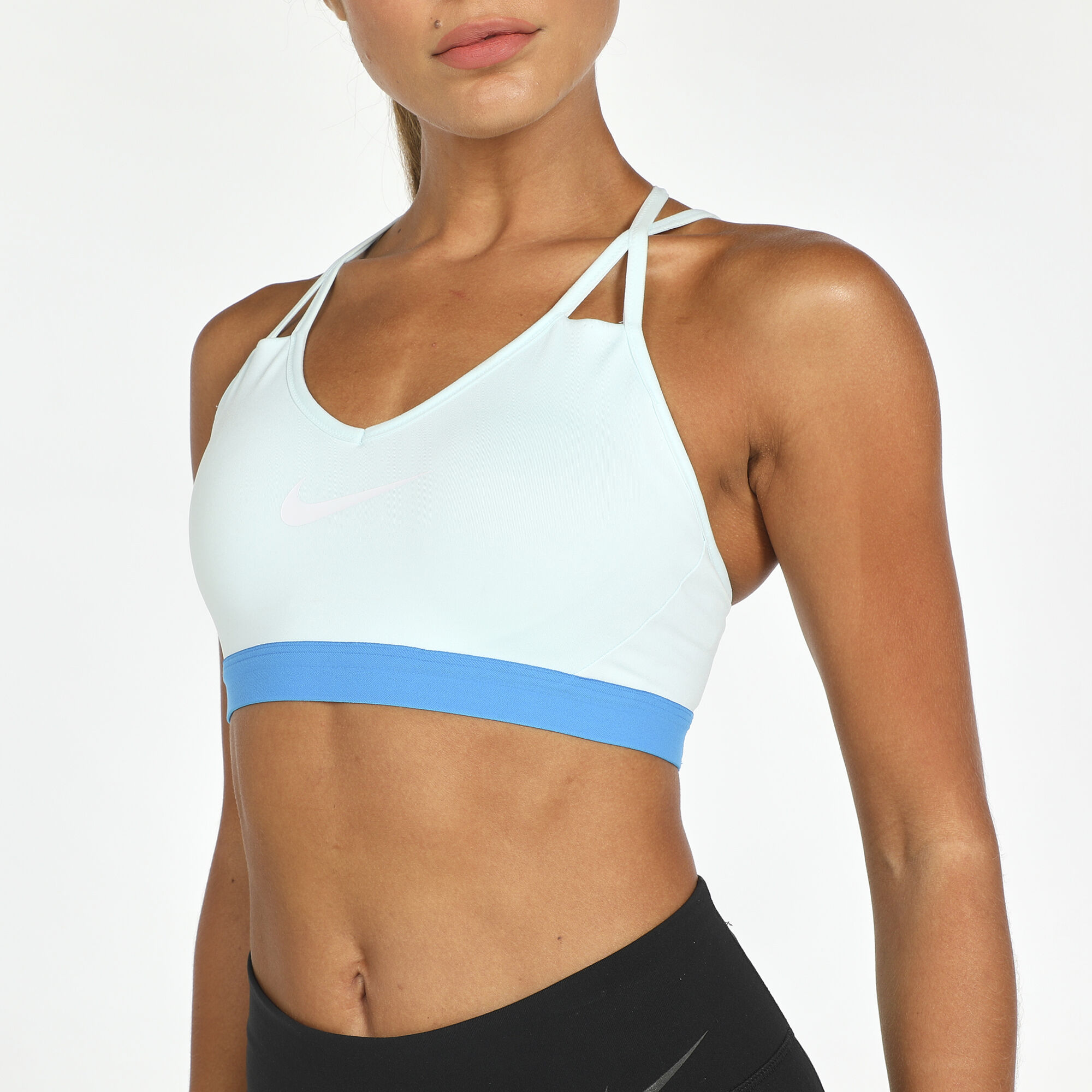Buy Nike Women s Pro Indy Cooling Sports Bra Blue in KSA SSS
