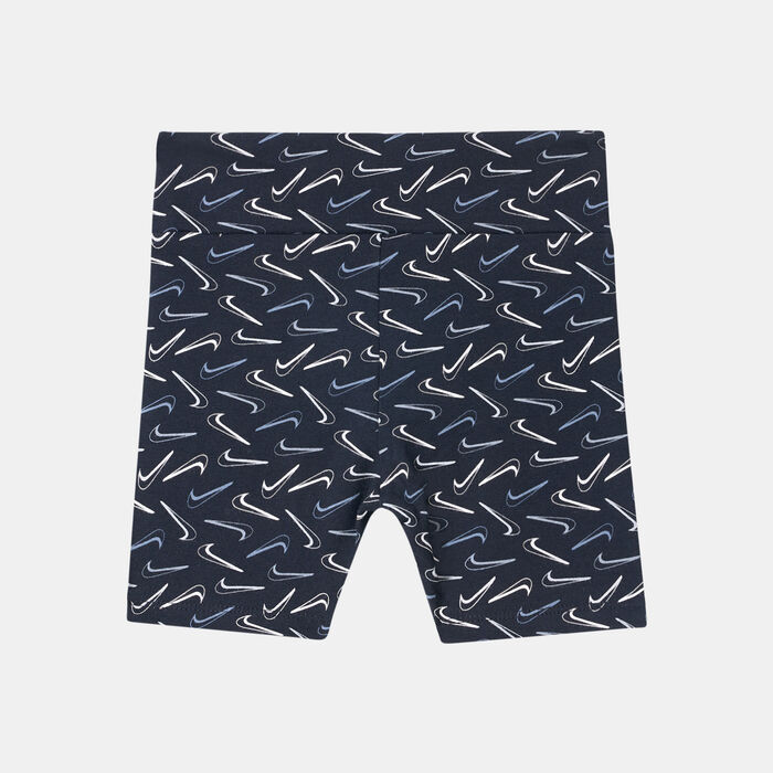 Nike Kids' Swoosh Logo Bike Shorts (Younger Kids) Black Nike Kids' Swoosh Logo Bike Shorts (Younger Kids) Black image number 1