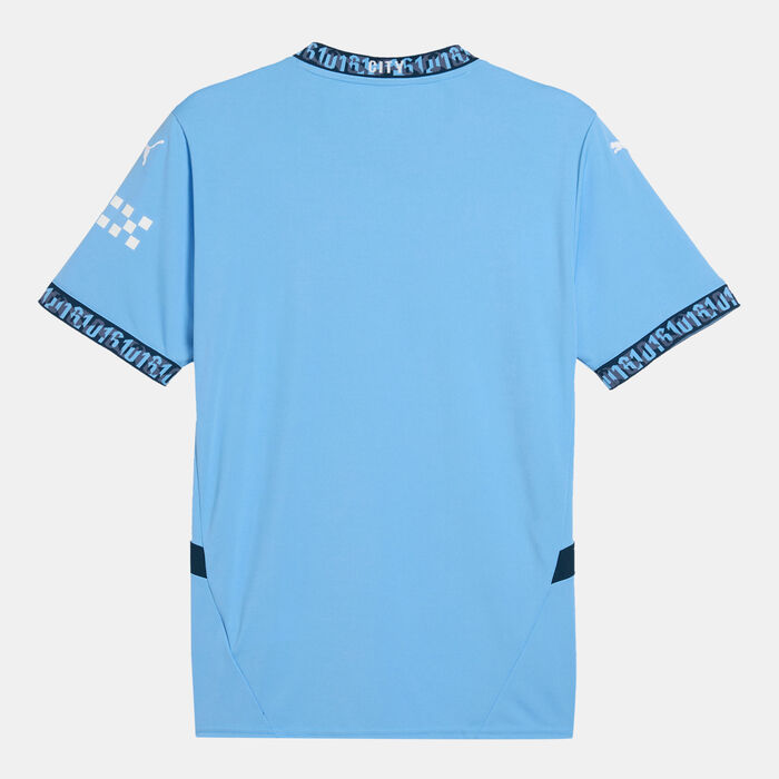 PUMA Men's Manchester City 24/25 Home Replica Football Jersey Blue image number 1