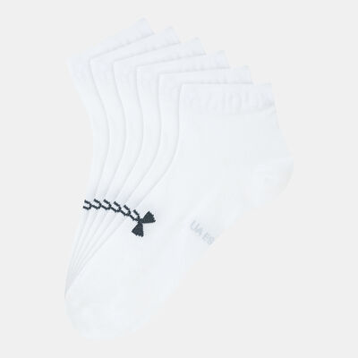 Under Armour Essential Low Cut Socks (3-Pack) White