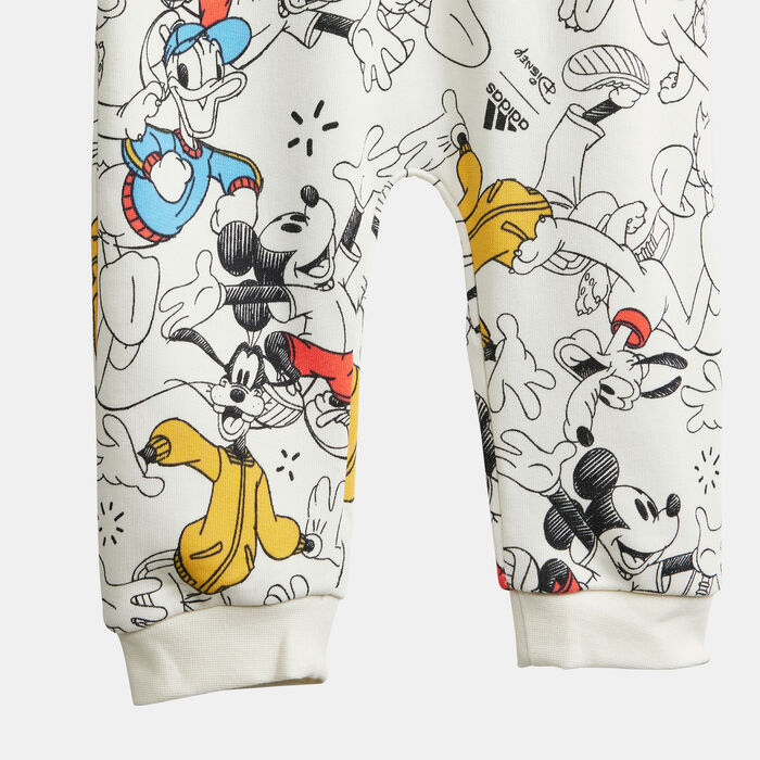 adidas Kids' x Disney Mickey Mouse Bodysuit (Babies and Toddlers) White adidas Kids' x Disney Mickey Mouse Bodysuit (Babies and Toddlers) White image number 2
