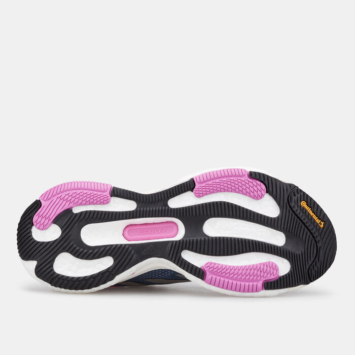 adidas Women's Solarglide 5 Running Shoe Blue adidas Women's Solarglide 5 Running Shoe Blue image number 3