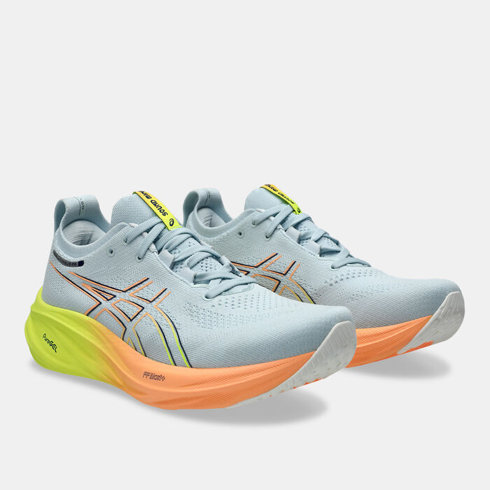 ASICS Men's GEL-NIMBUS 26 PARIS Running Shoes Grey ASICS Men's GEL-NIMBUS 26 PARIS Running Shoes Grey image number 2