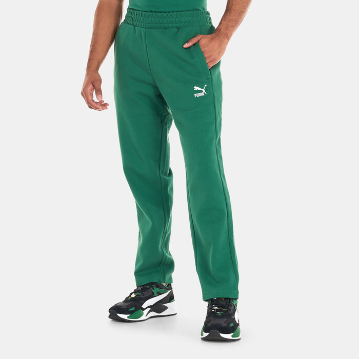 PUMA Men's T7 Track Pants Green PUMA Men's T7 Track Pants Green image number 0