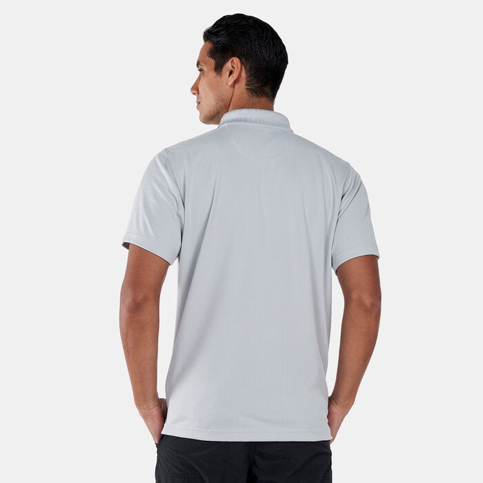 Columbia Men's Utilizer™ Polo T-Shirt Grey Columbia Men's Utilizer™ Polo T-Shirt Grey image number 1