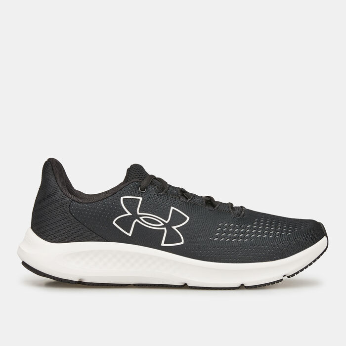 Under Armour Men's Charged Pursuit 3 Big Logo Running Shoes Black Under Armour Men's Charged Pursuit 3 Big Logo Running Shoes Black image number 0