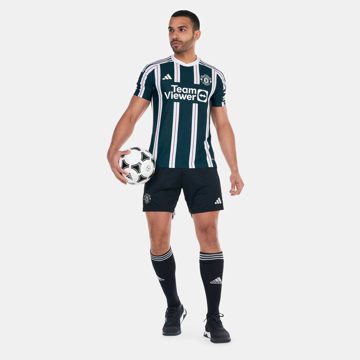 adidas Men's Manchester United Away Shorts - 2023/24 Black adidas Men's Manchester United Away Shorts - 2023/24 Black image number 2