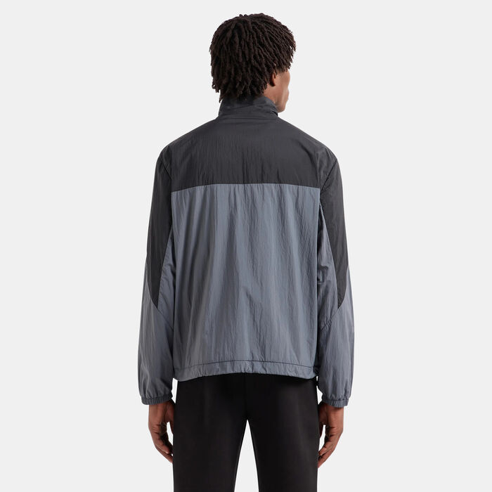 EA7 Emporio Armani Men's Train Athletic Full-Zip WIndbreaker Jacket Black EA7 Emporio Armani Men's Train Athletic Full-Zip WIndbreaker Jacket Black image number 1