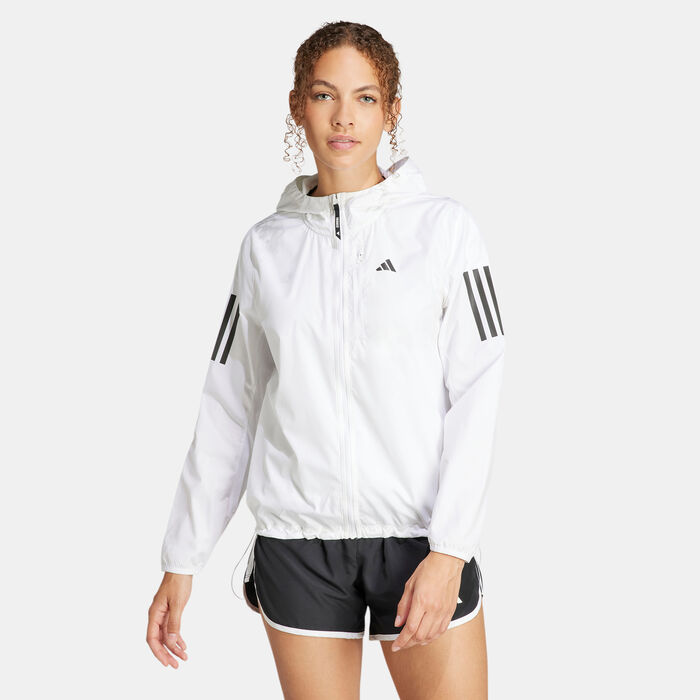 adidas Women's Own The Run Jacket White adidas Women's Own The Run Jacket White image number 0