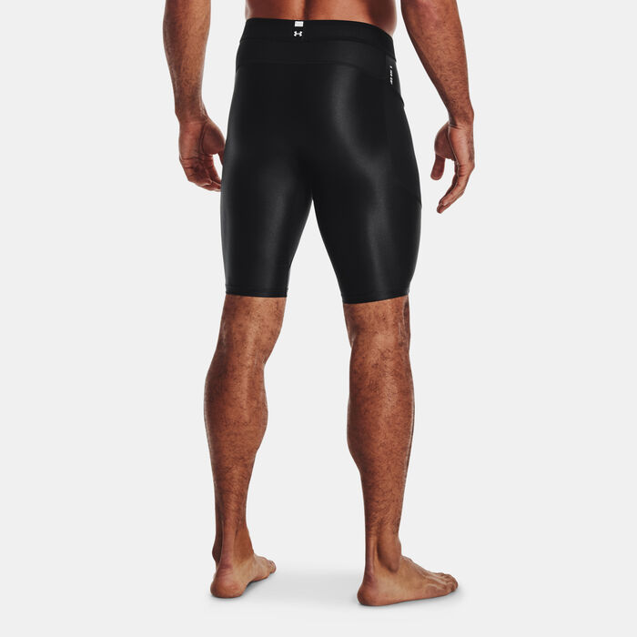 Under Armour Men's UA Iso-Chill Compression Long Shorts Black Under Armour Men's UA Iso-Chill Compression Long Shorts Black image number 1