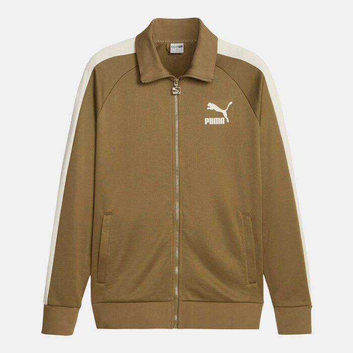 PUMA Men's T7 ICONIC Track Jacket Brown image number 0
