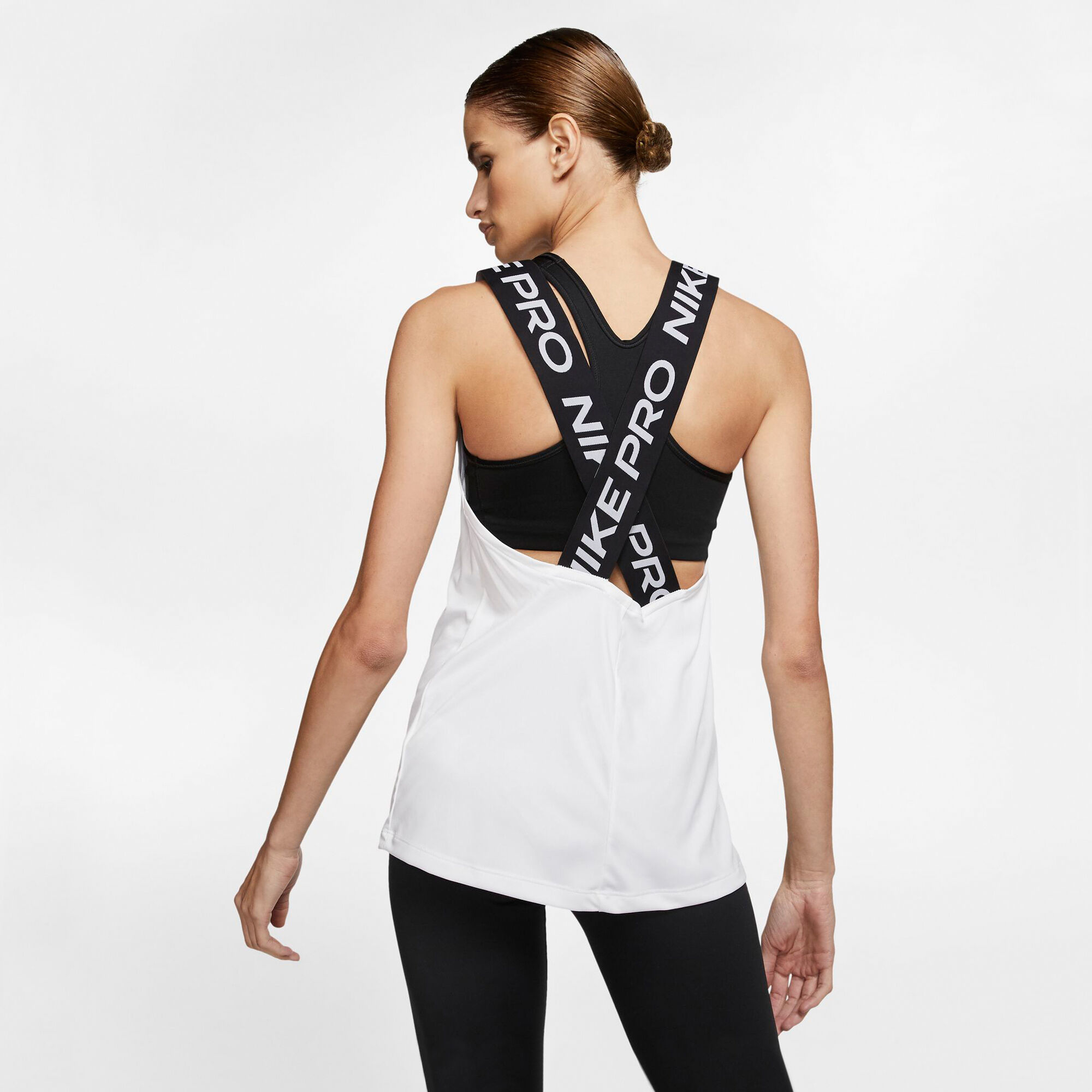 Buy Nike Women s Essentials Pro Elastika Tank Top White in KSA SSS