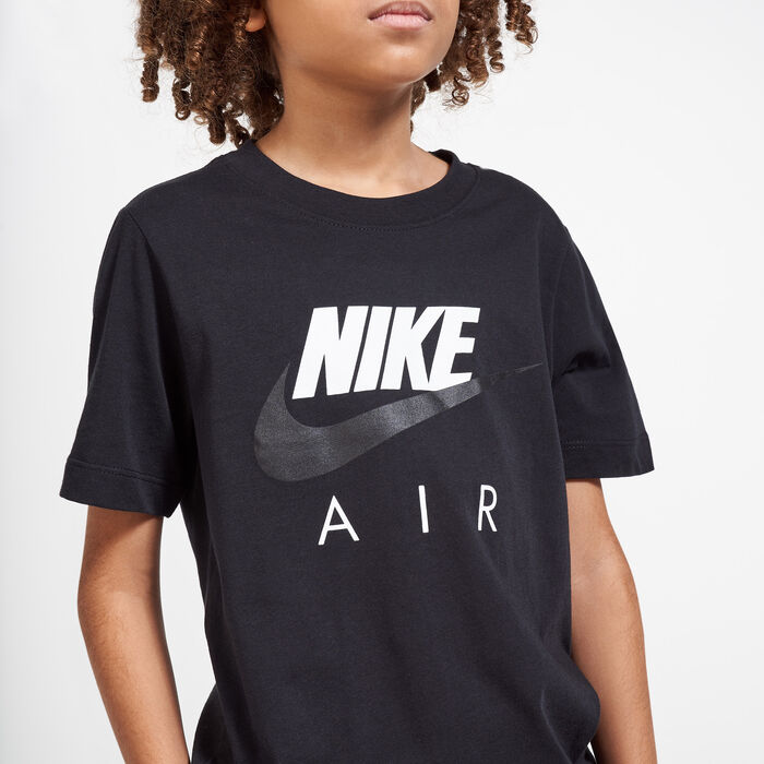 Nike Kids' Sportswear Air T-Shirt (Older Kids) Black Nike Kids' Sportswear Air T-Shirt (Older Kids) Black image number 3