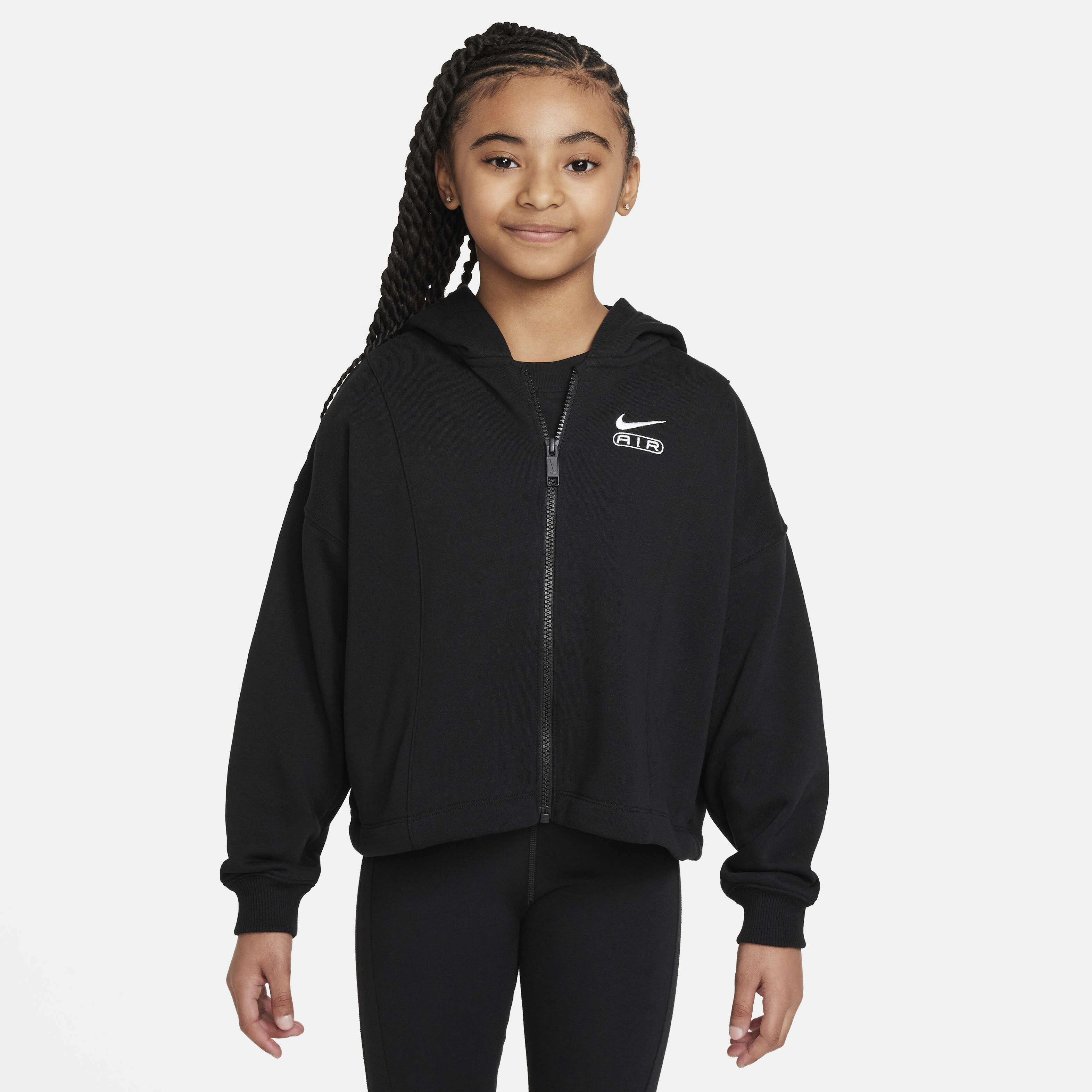 Girls nike zip hoodie sales