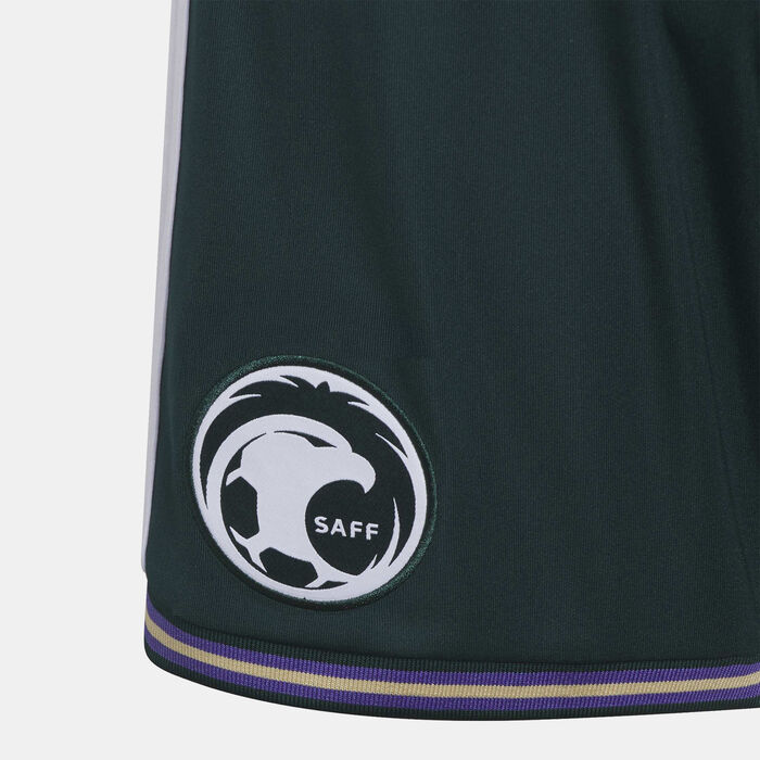 adidas Kids' Saudi Arabia 26 Home Football Shorts Green image number 4