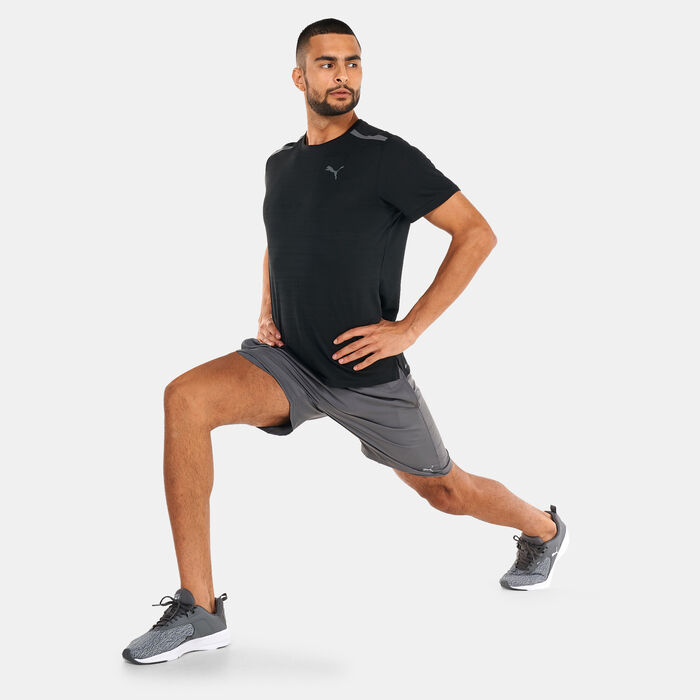 PUMA Men's Jacquard Training T-Shirt Black PUMA Men's Jacquard Training T-Shirt Black image number 2