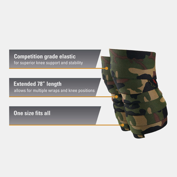 Harbinger Red Line Knee Wraps (One Size) Multi-Color Harbinger Red Line Knee Wraps (One Size) Multi-Color image number 3