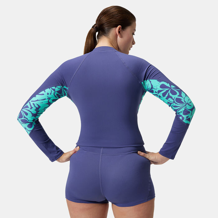 Speedo Women's Panel Swimming Shorts Purple Speedo Women's Panel Swimming Shorts Purple image number 1
