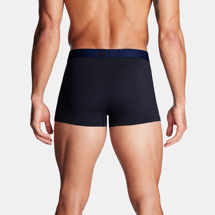 Under Armour Men's Performance Cotton Boxerjock Boxers (3 Pack) Blue Under Armour Men's Performance Cotton Boxerjock Boxers (3 Pack) Blue image number 1