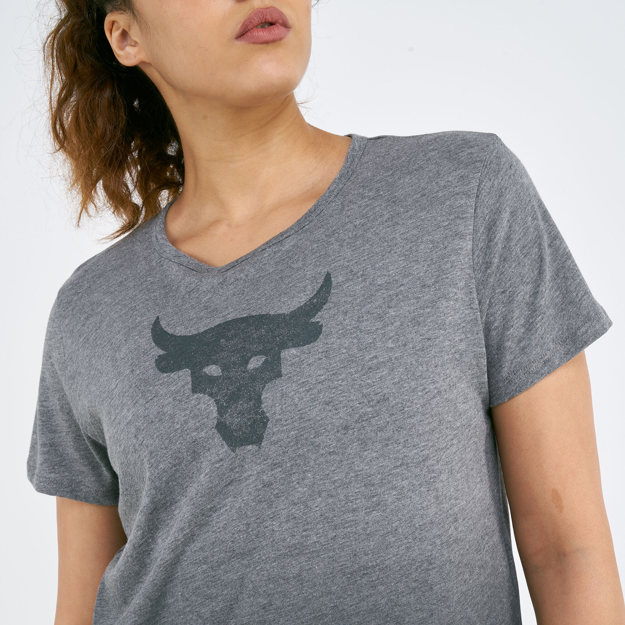 Women s Project Rock Bull Graphic T Shirt