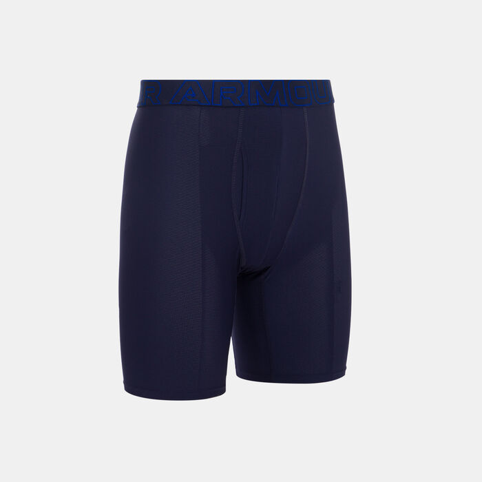 Under Armour Men's Performance Tech Mesh Boxerjock Boxers (3 Pack) Blue Under Armour Men's Performance Tech Mesh Boxerjock Boxers (3 Pack) Blue image number 6