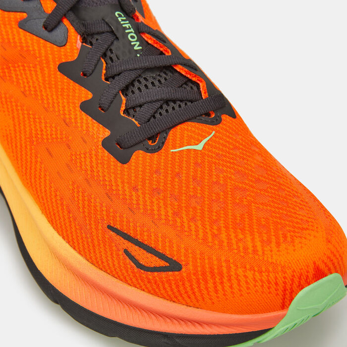 HOKA Men's Clifton 9 Running Shoe Orange HOKA Men's Clifton 9 Running Shoe Orange image number 5