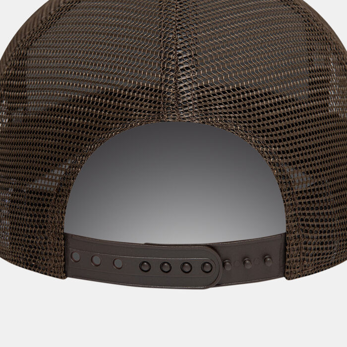 New Era Men's Motorsport 9FORTY A-Frame Trucker Cap Beige image number 3