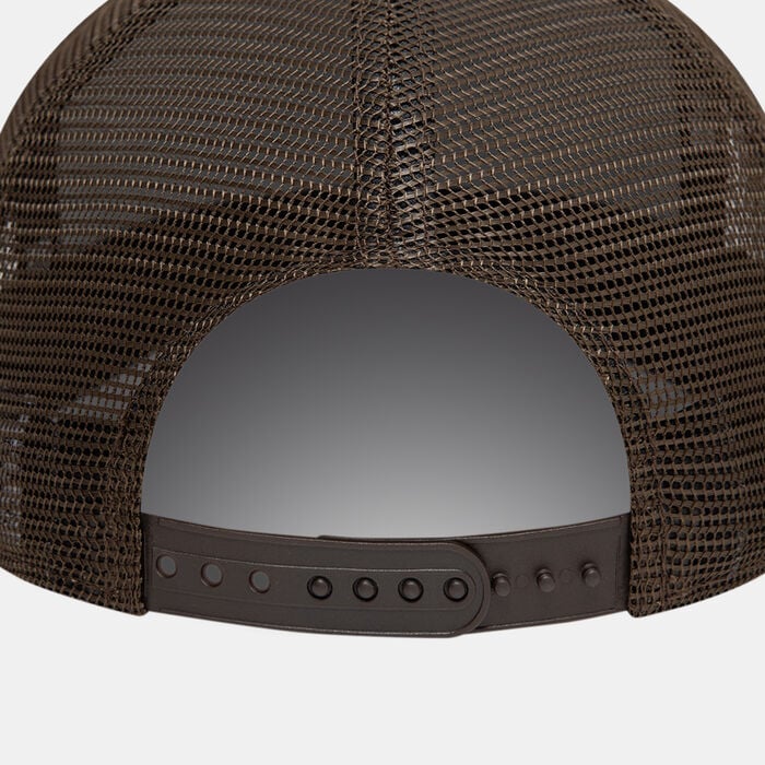 New Era Men's Motorsport 9FORTY A-Frame Trucker Cap Beige New Era Men's Motorsport 9FORTY A-Frame Trucker Cap Beige image number 3