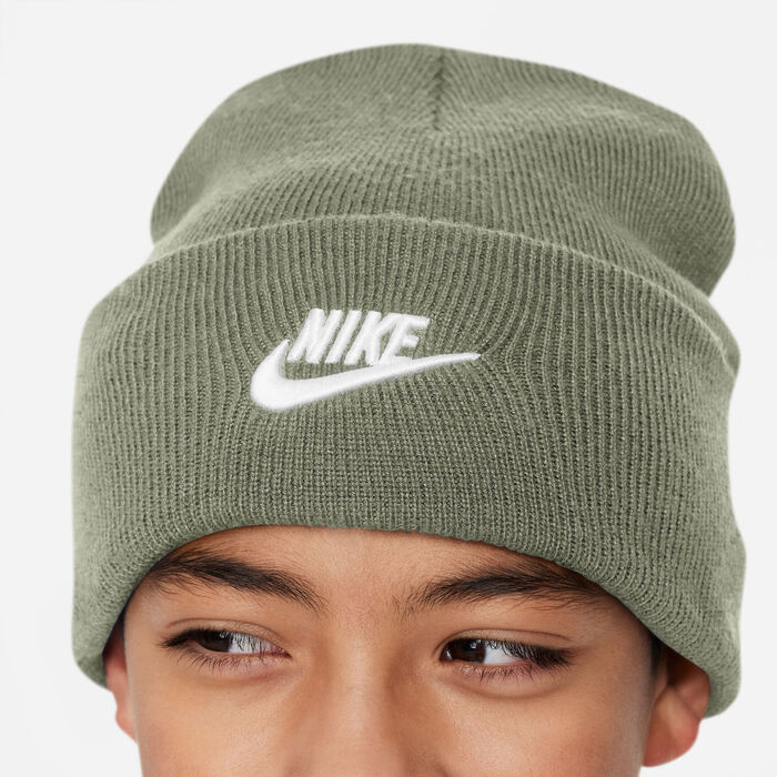 Nike Kids' Peak Beanie Green image number 2