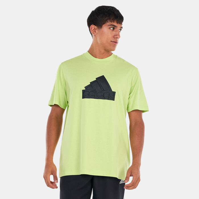 adidas Men's Future Icons Badge of Sport Bomber T-Shirt Green adidas Men's Future Icons Badge of Sport Bomber T-Shirt Green image number 0